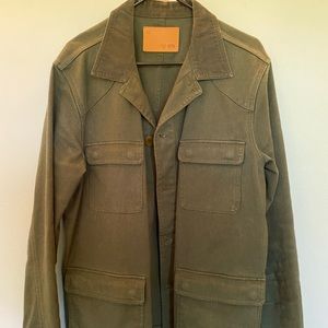 Taylor Stitch The Project Jacket in Olive Boss Duck